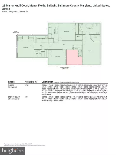 Floorplan - 23 Manor Knoll Ct, Baldwin, MD 21013 photo 6 of 7