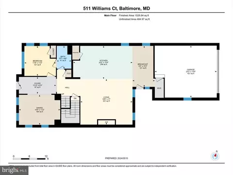 Floorplan - 511 Williams Ct, Middle River, MD 21220 photo 3 of 3