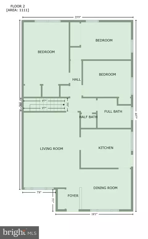 Floorplan - 6608 Chippewa Dr, Baltimore, MD 21209 photo 4 of 5