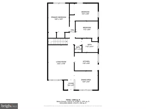Floorplan - 6608 Chippewa Dr, Baltimore, MD 21209 photo 2 of 5