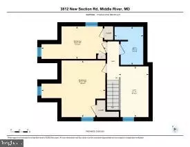 Floorplan - 3812 New Section Rd, Middle River, MD 21220 photo 2 of 3