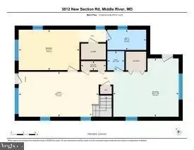 Floorplan - 3812 New Section Rd, Middle River, MD 21220 photo 1 of 3