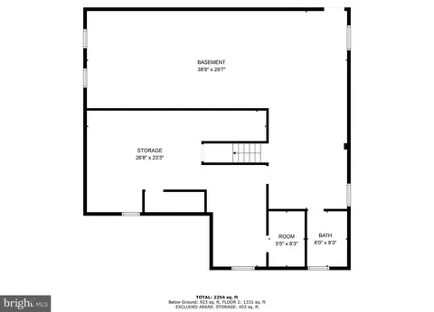 Floorplan - 3306 Lauri Rd, Windsor Mill, MD 21244 photo 2 of 2