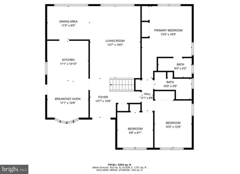Floorplan - 3306 Lauri Rd, Windsor Mill, MD 21244 photo 1 of 2