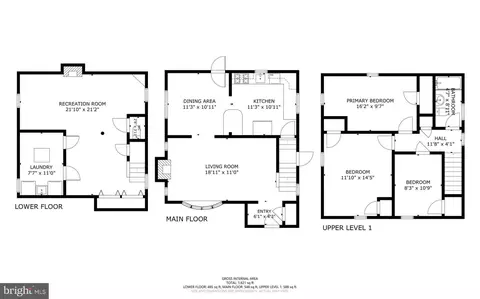 Floorplan - 111 Elinor Ave, Nottingham, MD 21236 photo 1 of 1