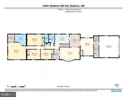 Floorplan - 13801 Baldwin Mill Rd, Baldwin, MD 21013 photo 1 of 2
