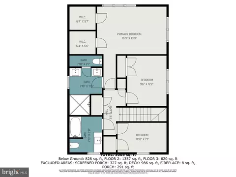 Floorplan - 3821 Clarks Pt, Middle River, MD 21220 photo 3 of 3