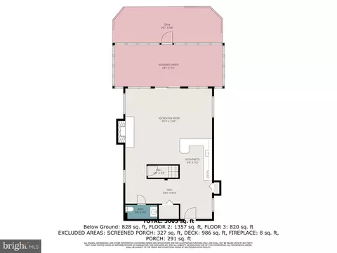 Floorplan - 3821 Clarks Pt, Middle River, MD 21220 photo 2 of 3