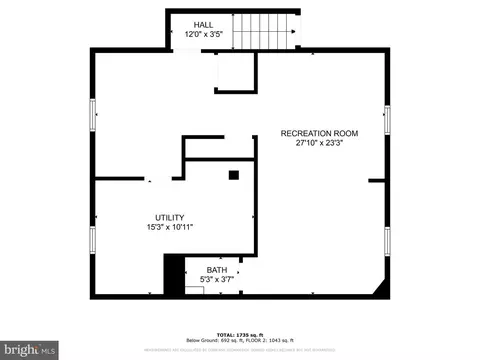 Floorplan - 6 Left Wing Dr, Middle River, MD 21220 photo 1 of 3