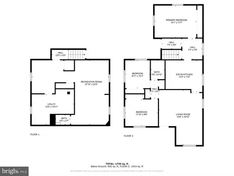 Floorplan - 6 Left Wing Dr, Middle River, MD 21220 photo 3 of 3