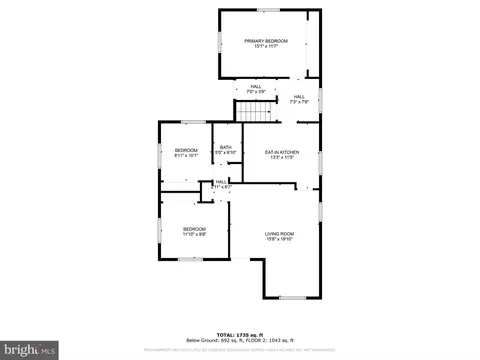 Floorplan - 6 Left Wing Dr, Middle River, MD 21220 photo 2 of 3