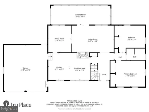 Floorplan - 13613 Alliston Dr, Baldwin, MD 21013 photo 3 of 4