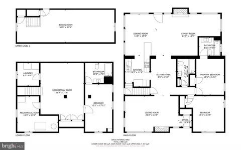 Floorplan - 3737 E Joppa Rd, Nottingham, MD 21236 photo 1 of 4