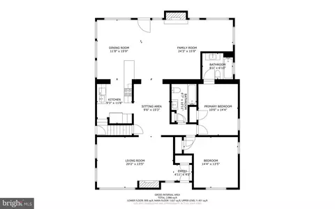 Floorplan - 3737 E Joppa Rd, Nottingham, MD 21236 photo 2 of 4