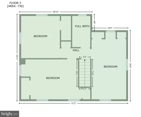 Floorplan - 709 Regester Ave, Baltimore, MD 21212 photo 4 of 6