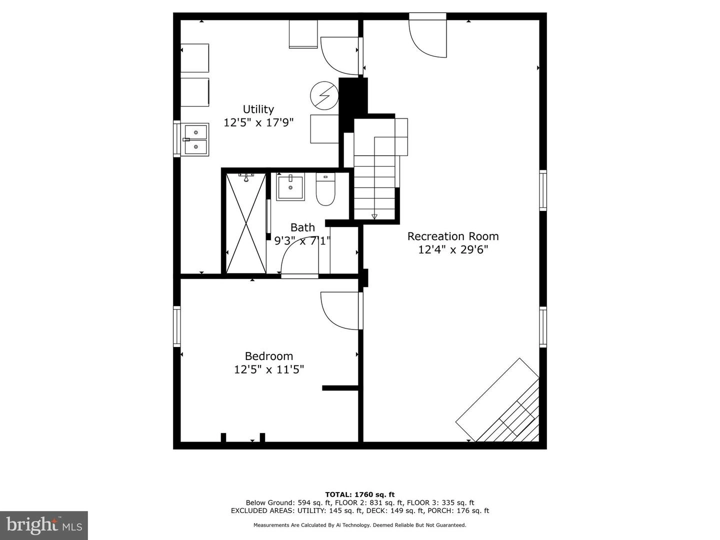Floorplan - 1001 Overbrook Rd, Baltimore, MD 21239 photo 3 of 3