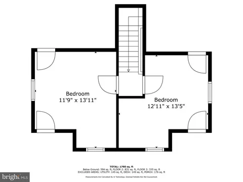 Floorplan - 1001 Overbrook Rd, Baltimore, MD 21239 photo 2 of 3