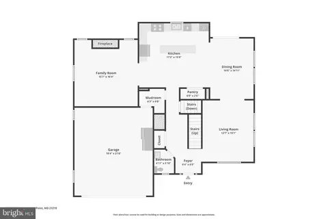 Floorplan - 103 Oak Ave, Sparrows Point, MD 21219 photo 1 of 4