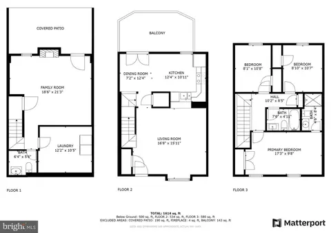 Floorplan - 7755 Paddock Way, Windsor Mill, MD 21244 photo 1 of 1