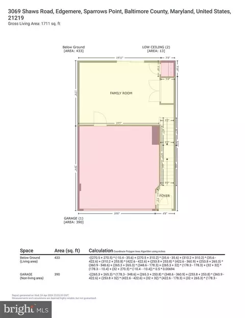 Floorplan - 3069 Shaws Rd, Sparrows Point, MD 21219 photo 5 of 7