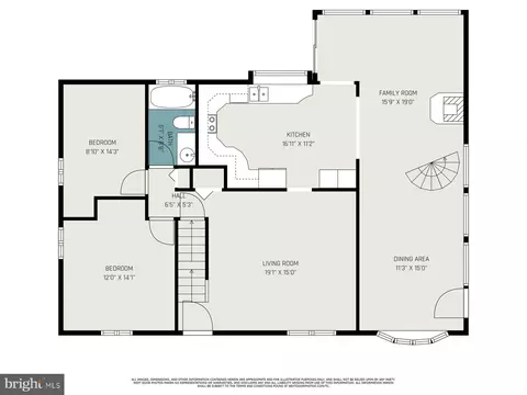 Floorplan - 9627 Dundawan Rd, Nottingham, MD 21236 photo 2 of 3