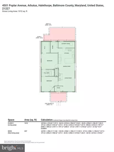 Floorplan - 4501 Poplar Ave, Halethorpe, MD 21227 photo 4 of 5