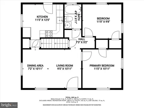 Floorplan - 1130 Stephen Dr, Middle River, MD 21220 photo 1 of 7