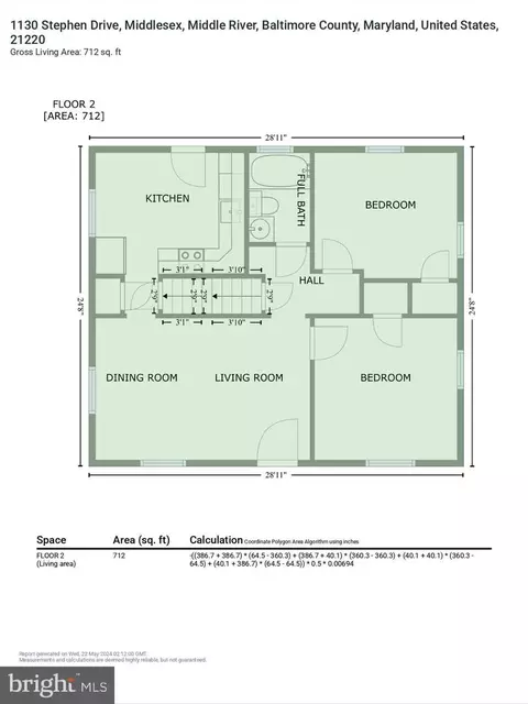 Floorplan - 1130 Stephen Dr, Middle River, MD 21220 photo 5 of 7