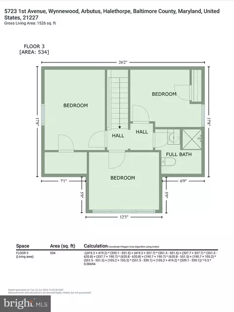 Floorplan - 5723 1st Ave, Halethorpe, MD 21227 photo 7 of 7