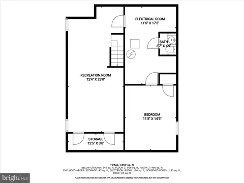 Floorplan - 5723 1st Ave, Halethorpe, MD 21227 photo 1 of 7
