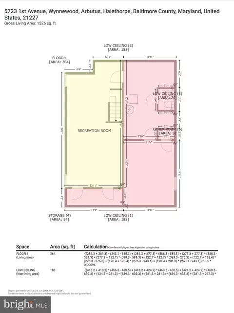Floorplan - 5723 1st Ave, Halethorpe, MD 21227 photo 5 of 7