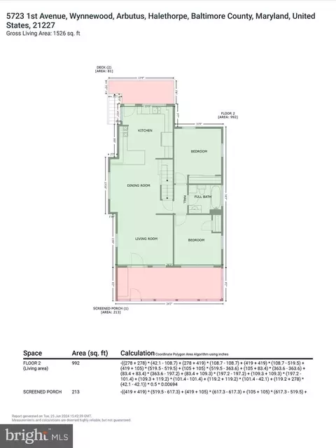 Floorplan - 5723 1st Ave, Halethorpe, MD 21227 photo 6 of 7