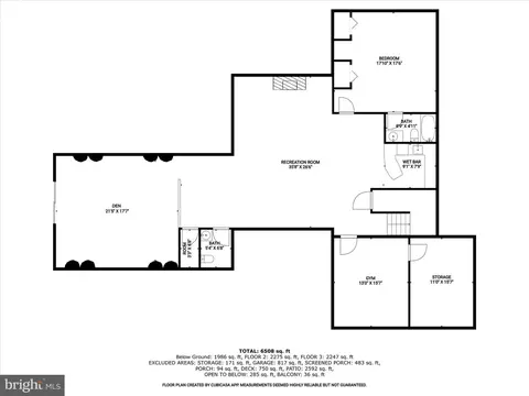 Floorplan - 4 Merry Hill Ct, Pikesville, MD 21208 photo 4 of 4