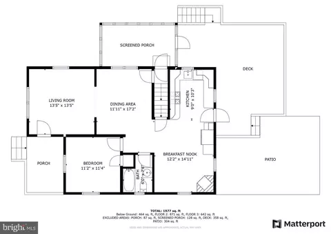 Floorplan - 5576 Ashbourne Rd, Halethorpe, MD 21227 photo 2 of 3