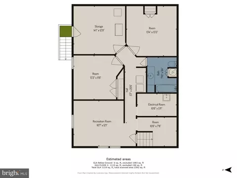 Floorplan - 1931 Grant Rd, Halethorpe, MD 21227 photo 2 of 3