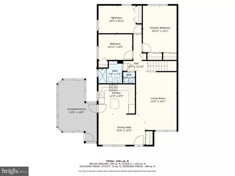 Floorplan - 2452 Forest Green Rd, Baltimore, MD 21209 photo 2 of 3
