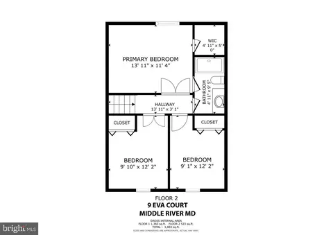 Floorplan - 9 Eva Ct, Middle River, MD 21220 photo 2 of 3