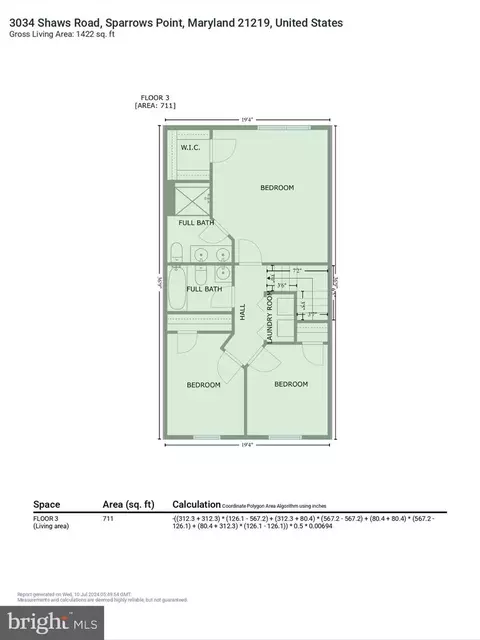 Floorplan - 3034 Shaws Rd, Sparrows Point, MD 21219 photo 5 of 7