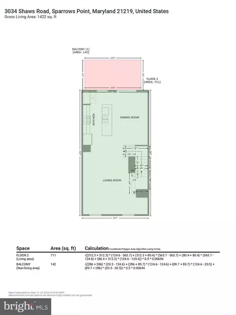 Floorplan - 3034 Shaws Rd, Sparrows Point, MD 21219 photo 7 of 7