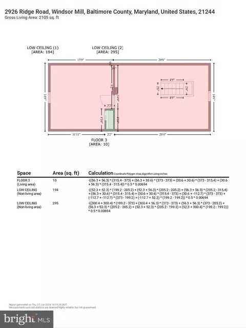 Floorplan - 2926 Ridge Rd, Windsor Mill, MD 21244 photo 4 of 6