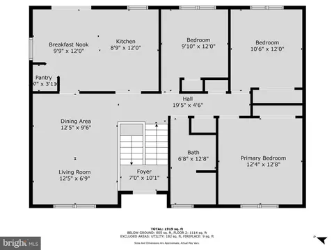 Floorplan - 5508 Hamilton Ave, Baltimore, MD 21206 photo 2 of 3