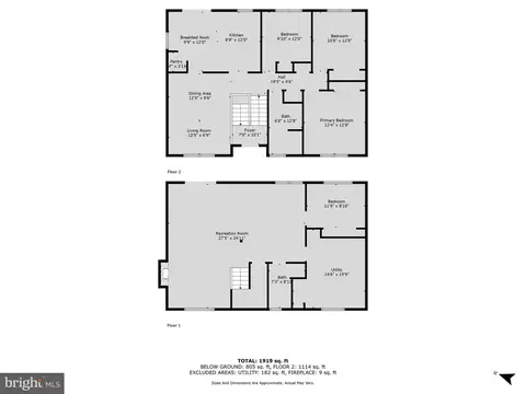 Floorplan - 5508 Hamilton Ave, Baltimore, MD 21206 photo 3 of 3