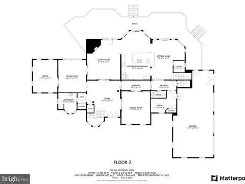 Floorplan - 4023 Cloverland Dr, Phoenix, MD 21131 photo 1 of 4