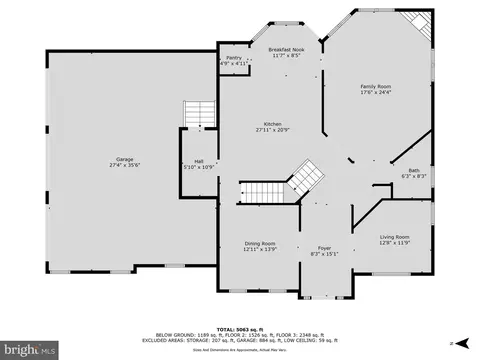 Floorplan - 3517 Southside Ave, Phoenix, MD 21131 photo 1 of 4