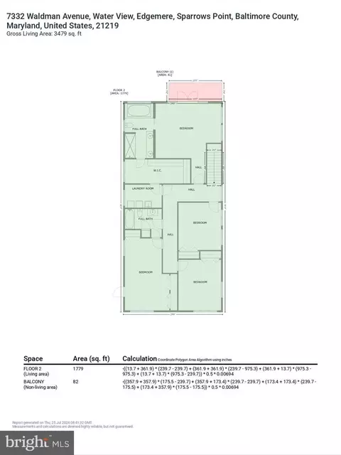 Floorplan - 7332 Waldman Ave, Sparrows Point, MD 21219 photo 4 of 5