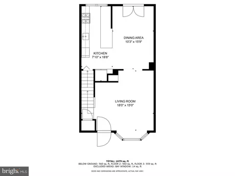 Floorplan - 173 Dumbarton Rd, Baltimore, MD 21212 photo 1 of 4