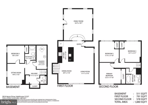 Floorplan - 5816 Heron Dr, Halethorpe, MD 21227 photo 1 of 1