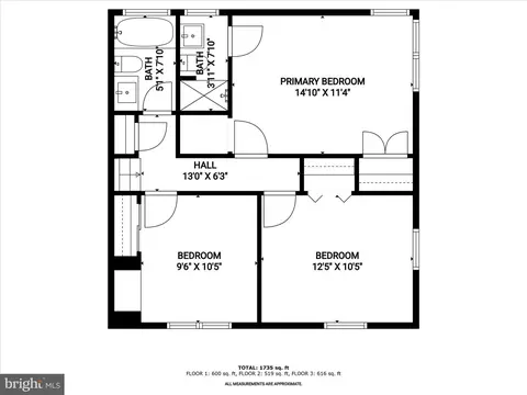 Floorplan - 611 Wallerson Rd, Catonsville, MD 21228 photo 2 of 7