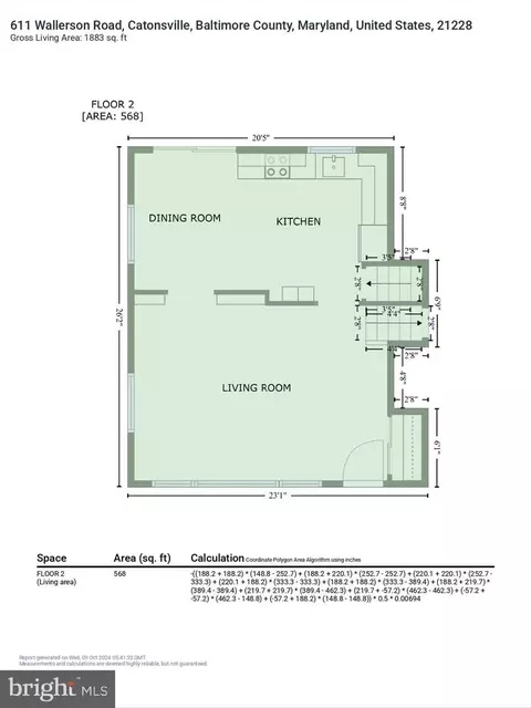 Floorplan - 611 Wallerson Rd, Catonsville, MD 21228 photo 5 of 7