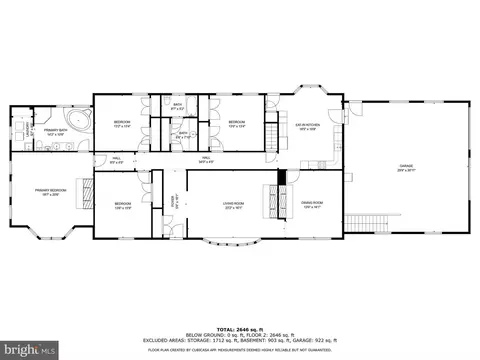 Floorplan - 4108 Mount Carmel Rd, Upperco, MD 21155 photo 1 of 3